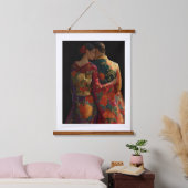 japanse koppels hangend wandkleed (Slaapkamer)