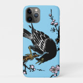 Japanse kraai en kersenbloesems Case-Mate iPhone Case (Achterkant)