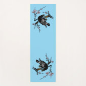  Japanse kraai en kersenbloesems Yogamat (Voorkant)