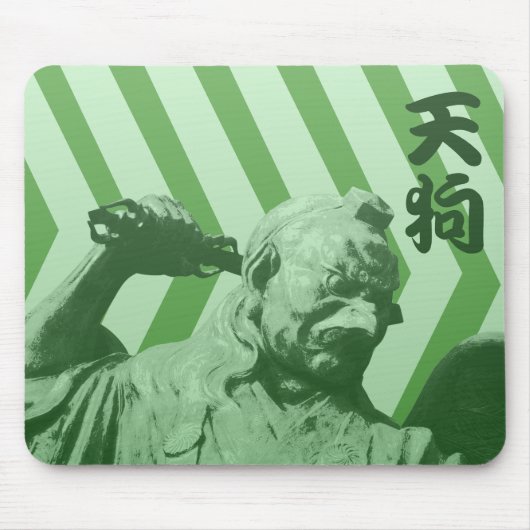 Japanse kraai Tengu Yokai Muismat (Voorkant)