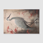 Japanse kraan 1 Decoupage papier (Voorkant)