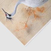 Japanse kraan 3 Decoupage papier (Detail)