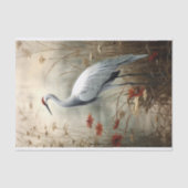 Japanse kraan 4 Decoupage papier (Voorkant)