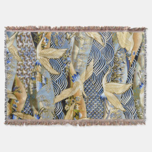 Japanse kraan Aangepast Deken (Voorkant)