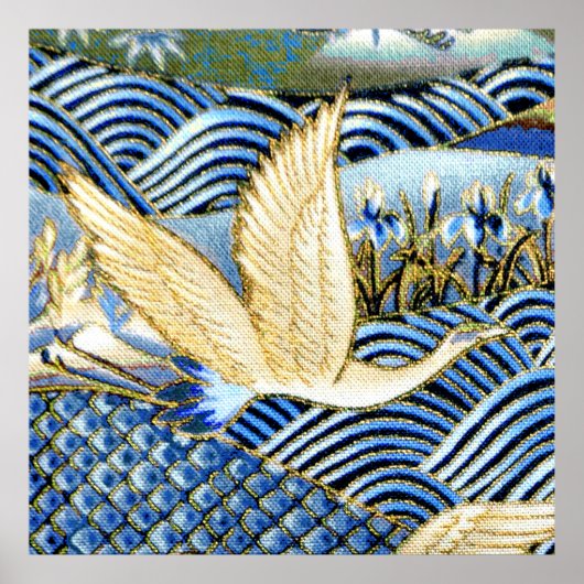 Japanse kraan Aangepast Poster (Voorkant)