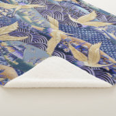 Japanse kraan Aangepast Sherpa Deken (3/4)