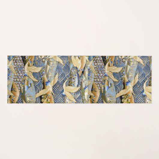 Japanse kraan Aangepast Yogamat (Voorkant (horizontaal))