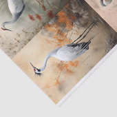 Japanse kraan Collage 1 Decoupage papier (Detail)