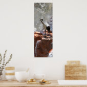 Japanse kraan "Langlevendigheid" Poster (Keuken)