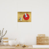 Japanse kraan poster (Keuken)