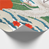 JAPANSE KRAAN PRINT CADEAUPAPIER (Hoek)