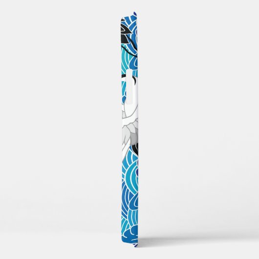 Japanse kraan:  vogelpatroon. Case-Mate iPhone case (Achterkant / Rechts)