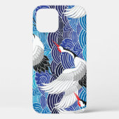 Japanse kraan: vogelpatroon. Case-Mate iPhone case (Achterkant)