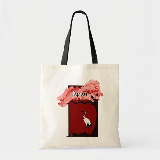 Japanse kraanCanvas tas (Voorkant)