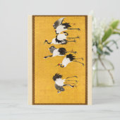  Japanse kraankunst Kaart (Staand voorkant)