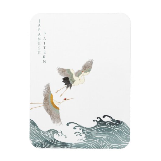 Japanse kraankunst magneet (Verticaal)