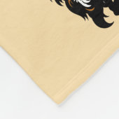 Japanse kraanvogel en bloeiende sakura fleece deken (Hoek)