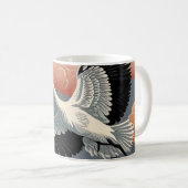 Japanse Kraanvogel Koffiemok (Voorkant rechts)