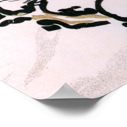 Japanse kraanvogel poster (Hoek)