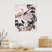 Japanse kraanvogel poster (Keuken)