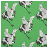 Japanse kraanvogel stof (Swatch)