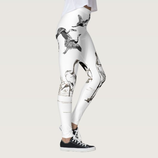 Japanse kraanvogel Wetlands Leggings in het wild (Rechts)