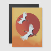 Japanse kraanvogels (Voorkant / Achterkant)