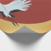 Japanse kraanvogels cadeaupapier (Hoek)