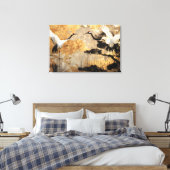 Japanse kraanvogels canvas afdruk (Insitu (Slaapkamer))