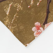 Japanse kraanvogels fleece deken (Hoek)