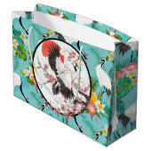 Japanse Kraanvogels Groot Cadeauzakje (Achterkant Gekanteld)