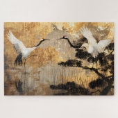 Japanse kraanvogels legpuzzel (Horizontaal)