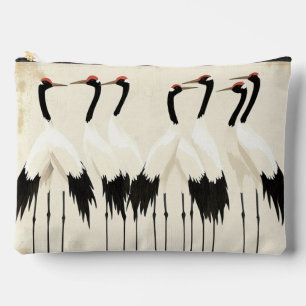 Japanse Kraanvogels op Beige Etui