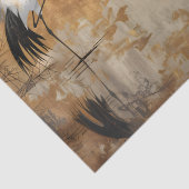 Japanse kraanvogels tissuepapier (Detail)