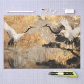 Japanse kraanvogels tissuepapier (Craft)