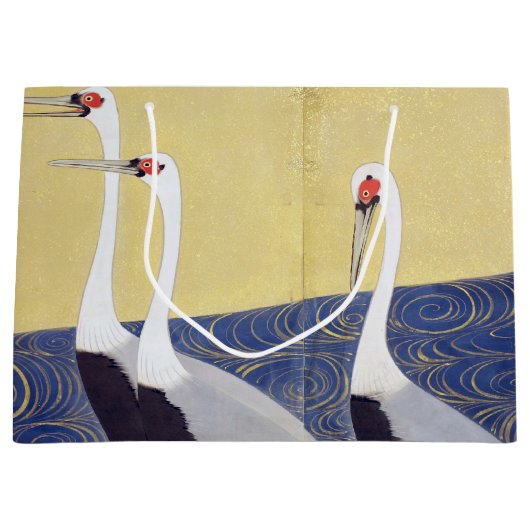 Japanse kranen (detail), Kiitsu Groot Cadeauzakje (Voorkant)