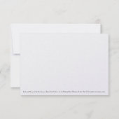 Japanse kranen goud "vier seizoenen" klassieke kun bedankkaart (Achterkant)