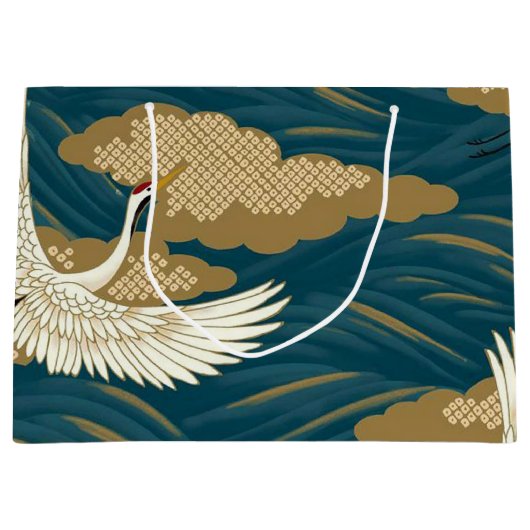 Japanse kranen groot cadeauzakje (Voorkant)
