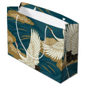 Japanse kranen groot cadeauzakje (Achterkant Gekanteld)