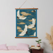 Japanse kranen hangend wandkleed (Slaapkamer)