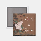  Japanse kranen huwelijksuitnodigingen Magneet (Voorkant / Achterkant)