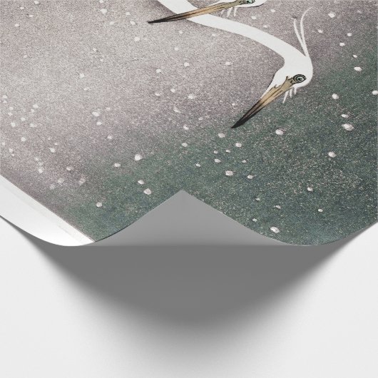 JAPANSE KRANEN IN SNEEUWPAPIER CADEAUPAPIER (Hoek)