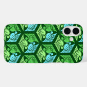 Japanse kranen, Jade Green en Light Blue Case-Mate iPhone Case (Achterkant (horizontaal))