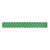 Japanse kranen, Jade Green en Light Blue Grosgrain Lint (Voorkant)
