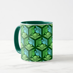Japanse kranen, Jade Green en Light Blue Mok