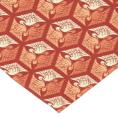 Japanse kranen, mandarijnen en lichte Sinaasappels Korte Tafelloper (Hoek)