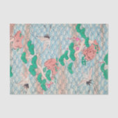 Japanse kranen op Waves  Pattern Tissuepapier (Voorkant)