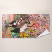 JAPANSE KRANEN “Rizende Zon” Badhanddoek (Badhanddoek)