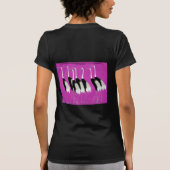 Japanse kranen (roze) t-shirt (Achterkant)