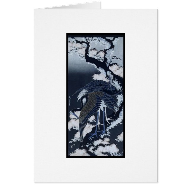Japanse kranen schilderen c. 1832-33 (Voorkant)